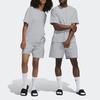 Adidas Originals Clover x Pharaoh Co-branded Pure Color Sports Casual Shorts Unisex Shorts Light-Grey GM1953