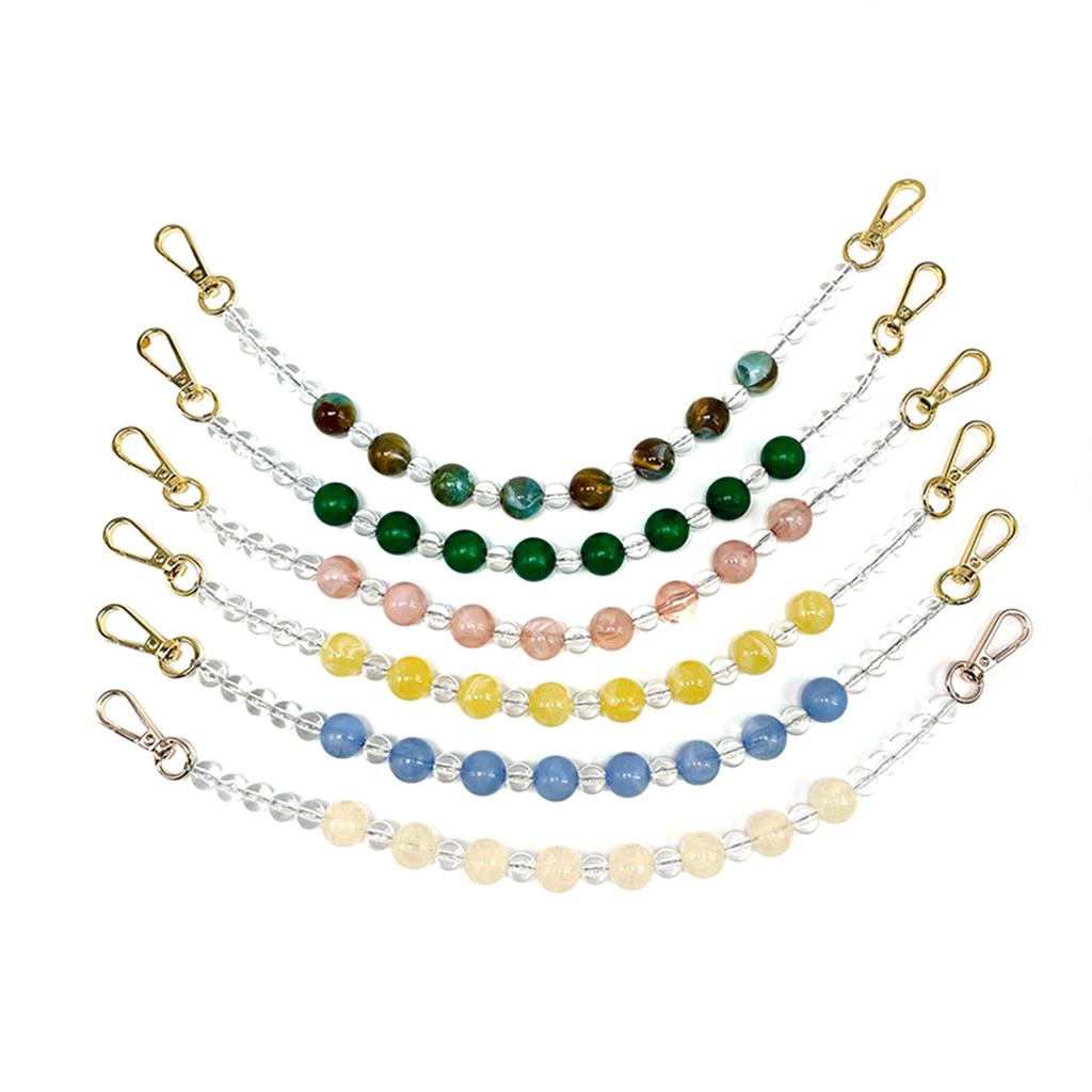 Handbag Chain Bag Strap Replacement Clutches Round Bead Chains 36cm Straps DIY Purse Handicraft Bags Accessories