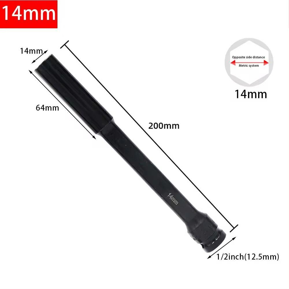 1Pcs Electric Hex Standard Wrench 1/2inch Extended Hex Socket Socket Head Adapter