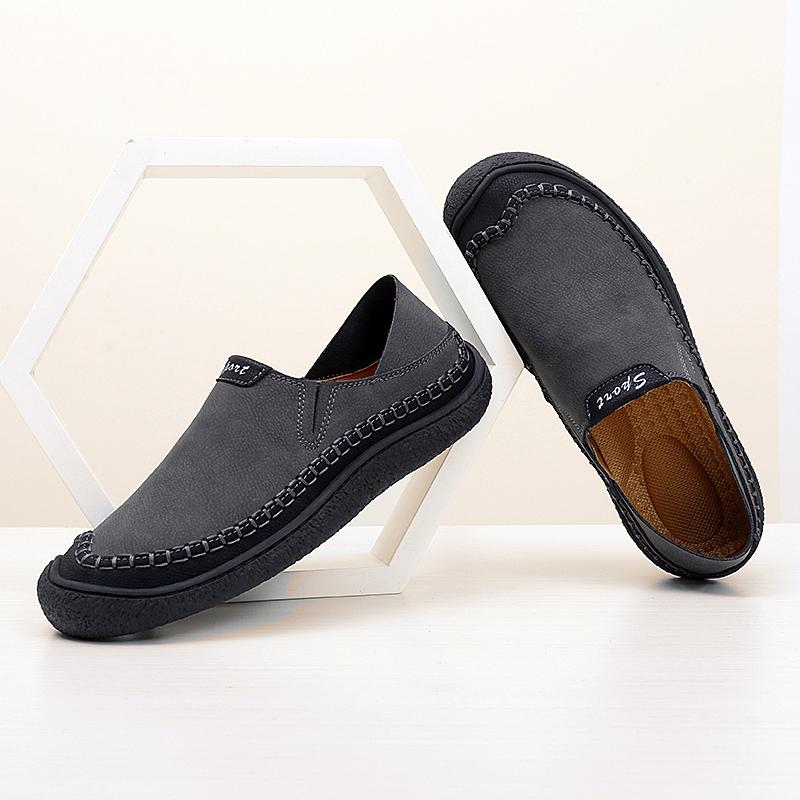 Designer Brand Handmade Sole Loafers Men's Outdoor Driving Shoes High-quality New Men's Leather Casual Shoes Free Delivery