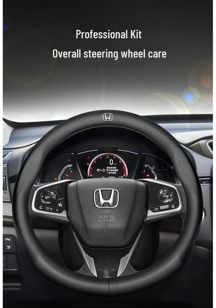 Honda Steering Wheel Cover Set for Accord, Avancier, Civic, Odyssey, XRV, Crider, CRV, Vezel, Breeze, Elysion
