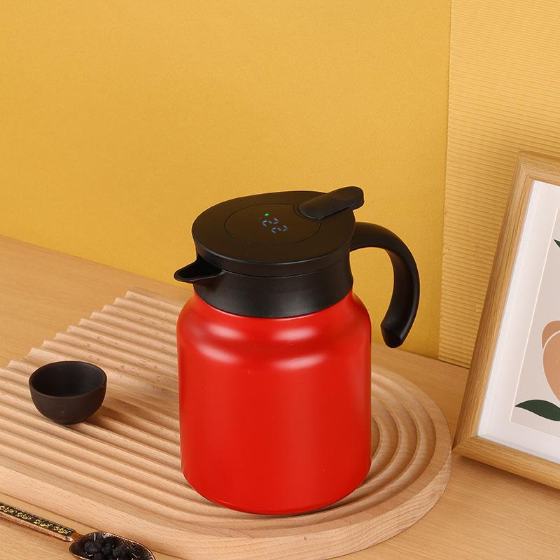 316 Stainless Steel Insulated Stewing Teapot - Large Capacity, Portable Tea & Water Separator.