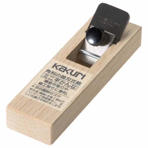 

KAKURI 12621 Mini Planer with Replaceable Blades, Perfect for Precision Planing and Carving, with Easy Blade Adjustment via Screw, Ideal for DIY Carpe