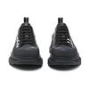 Alexander McQueen Graffiti Tread Slick Lace Up Shoes 'Black White' Men's 711108WIAT61070
