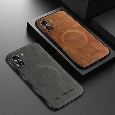 For Magsafe Magnetic Phone Case For POCO X7 Pro Wireless Charging Leather Cover For POCO X6 X5 M6 F6 F5 F4 Pro Phone Accessories