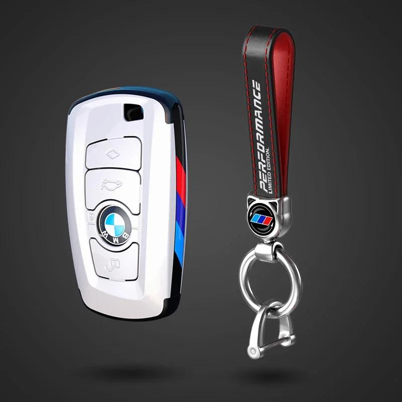 Key Case Cover Fibler Silicone For BMW X1 X3 X4 X5 X6 F15 F16 F48 G30 G38 525 540 740 1 2 5 7 Series 218i Case