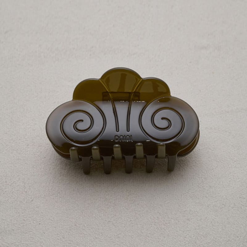 

DNINI Spiral claw clip L(Khaki brown) Khaki brown
