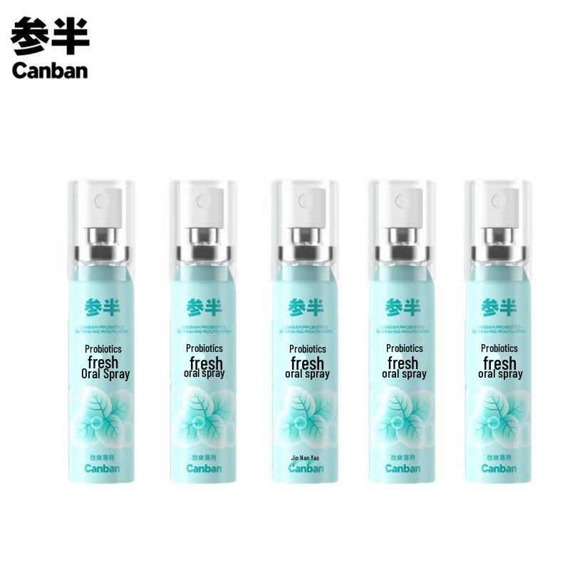Canban Probiotic Mint Oral Spray 5-Pack