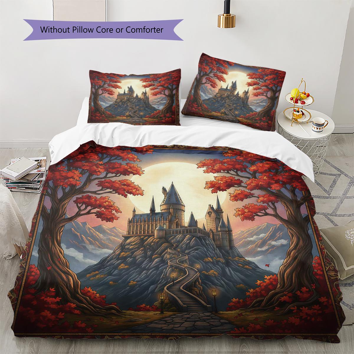 

Дитячий Плед-Ковдра Комплект Постільної Білизни Зворотний Бік Наволочка Домашній Декор Подарунок на День Народження (1 * підковдра + 2 * наволочка, без наповнювача) 135x200cm