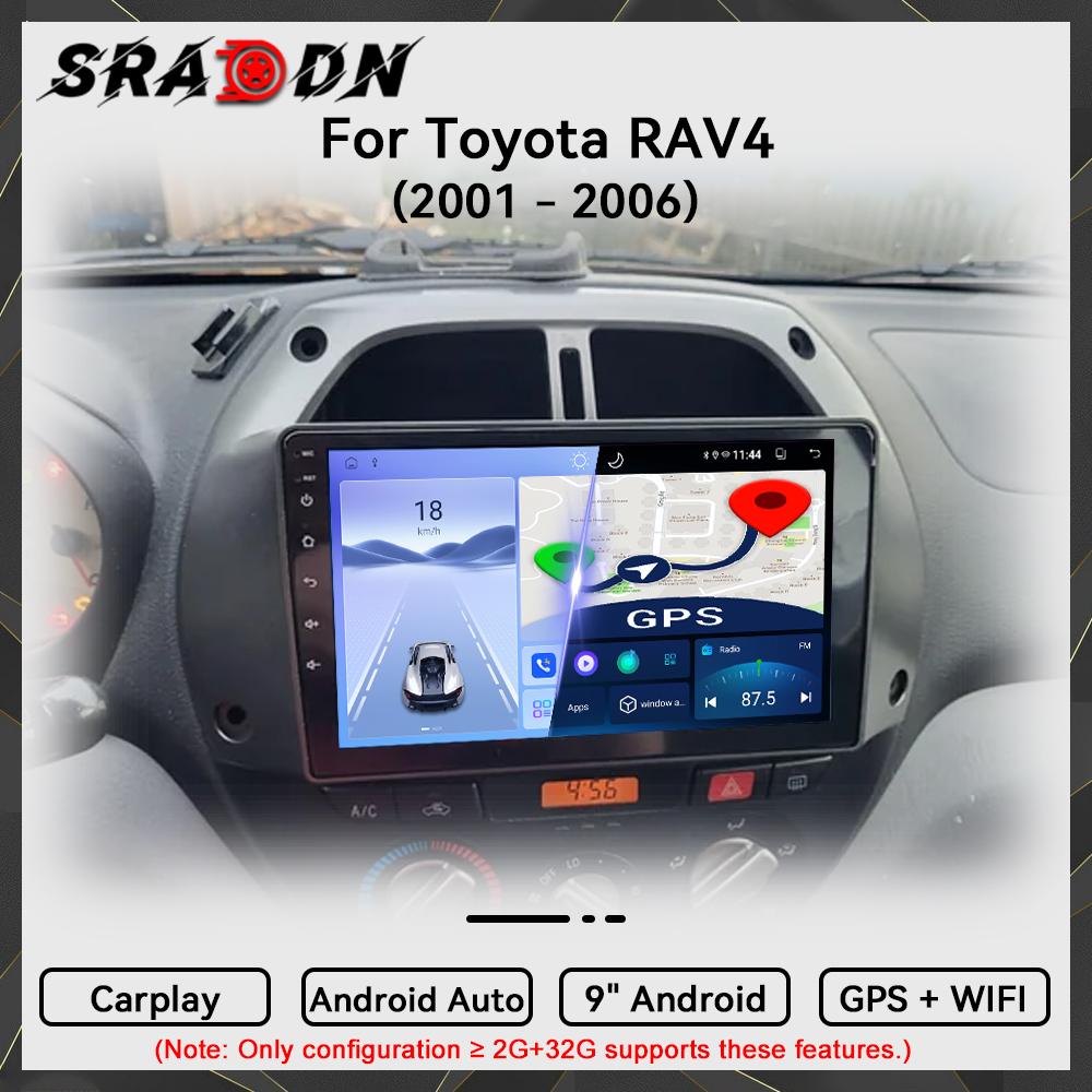 For Toyota Rav 4 RAV4 2001 - 2006 Android Car Radio Multimedia Video Player Navigation GPS Carplay Touch Screen Auto Stereo Intelligent Systems
