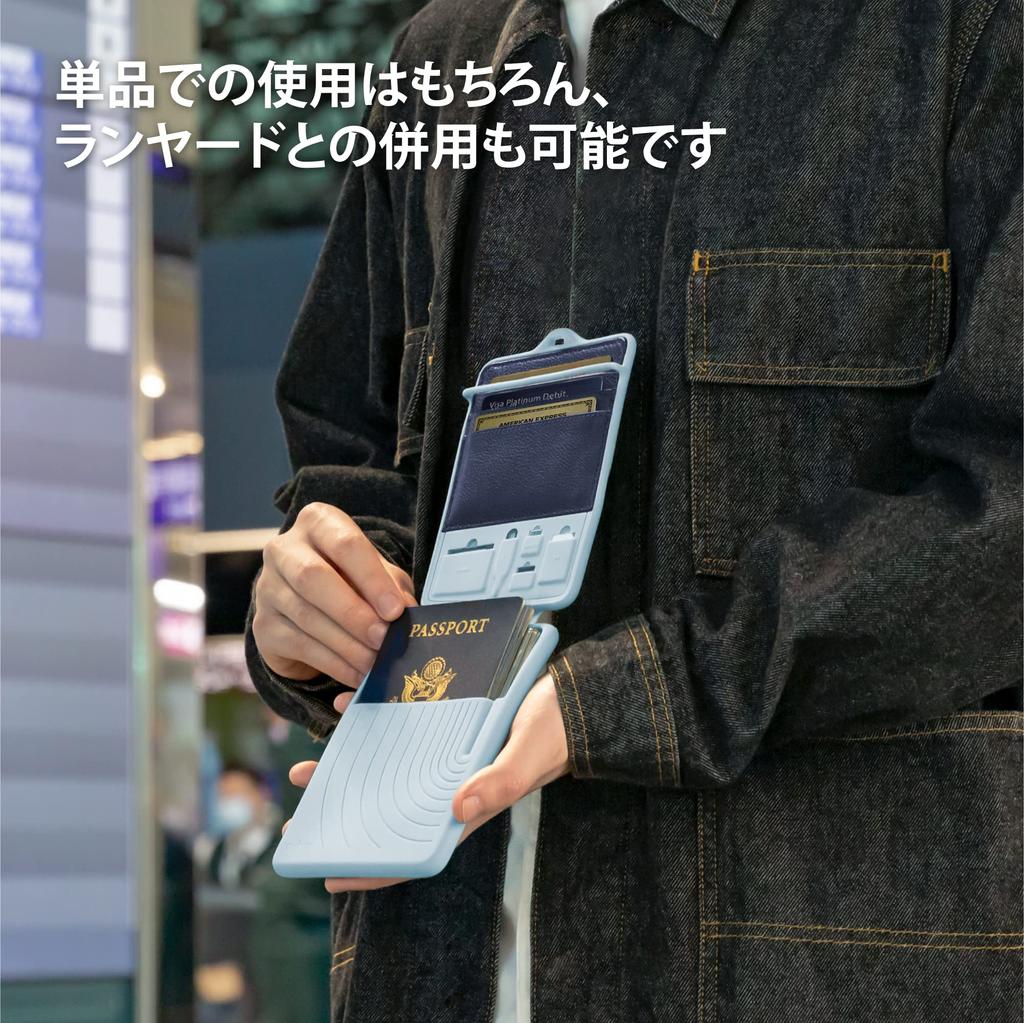 Passport passport passport neck security overseas high genuine large storage SD SIM card credit card airline business convenient travel passport