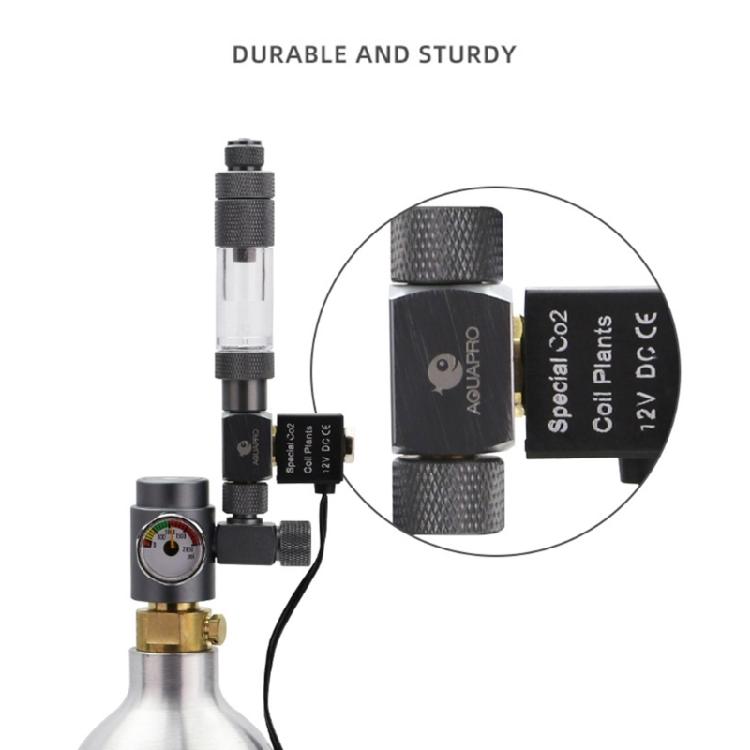 CO2 Bubble Regulator SolenoidValve for Home Aquariums Carbon Dioxide Maker
