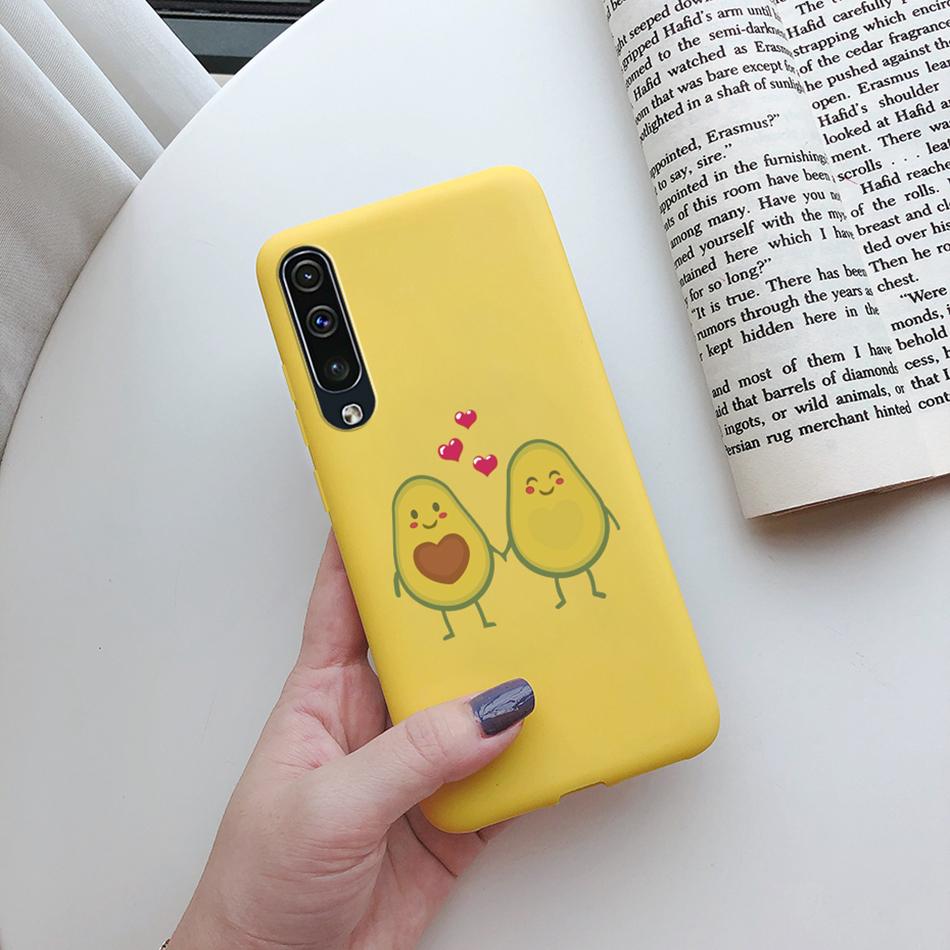 Love Heart Case For Samsung Galaxy A20 A30 A40 A50 A70 A20E Silicone Case Cute Cat Cactus Phone Cover Galaxy A20S A30S A50S Case