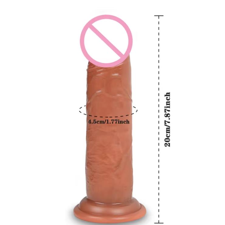 3 Sizes Realistic Big Dildo for Women Beginners Skin Sliding Foreskin Anal Vaginal Stimulation Penis Sex Toys Penis Suction Cup