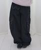 FANCY CLUB Cargo Work Balloon Pants (Black) F26Qd153