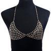 Necklace, European And American Creative Fashion Hipster Multi-Layer Chest Chain, Sexy Body Chain