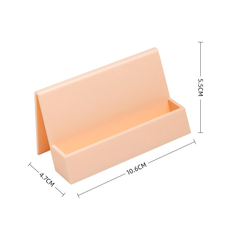 New Creative Desktop Shelf Box Location Card Organizer Simple Business Card Case Durable Storage Box Office