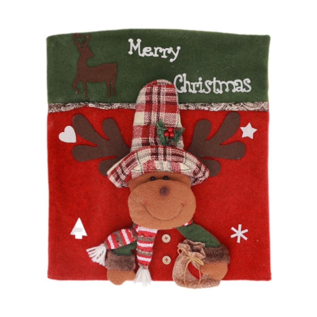 Chair Cover for Christmas Dining Room Decoration Easy Installation