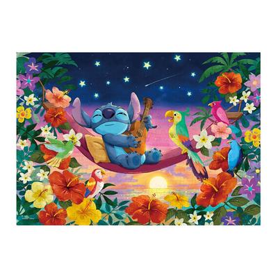 Tenyo (Tenyo) [Hergestellt in Japan] 300-teiliges Puzzle Disney Lilo & Stitch: Tropische Inseln (30,5x43cm) D-300-058, Enthält Kleber, Spachtel und