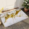 1pc Luxury Golden Marble Bath Mat Absorbent Anti Slip Soft Carpet for Bathroom Kitchen Home Decor Floor Mat