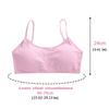 Girls Bra Breathable Teenager Bras for Kids Adolescente Lingerie Solid Color Teen Vest Girls Tube Tops Underwear