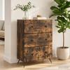 Drawer Cabinet Smoked Oak 66 x 34.5 x 90 cm
