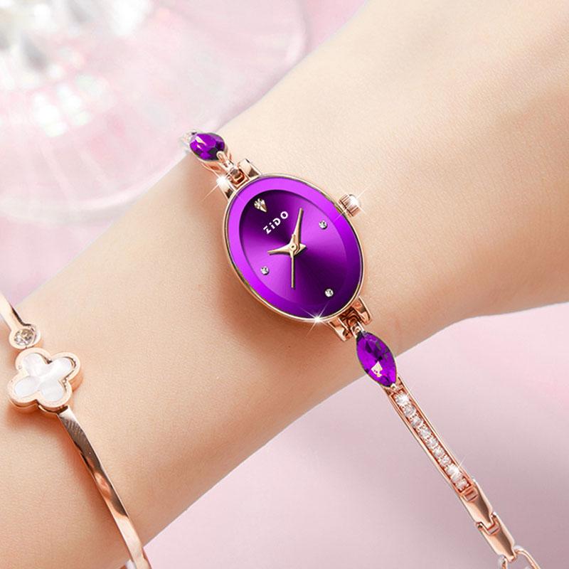 UTHAI L96 Women's Watch Brand Advanced Ladies Fashion Light Luxury Crystal Inlaid Diamond Waterproof Female Quartz Watches Clock