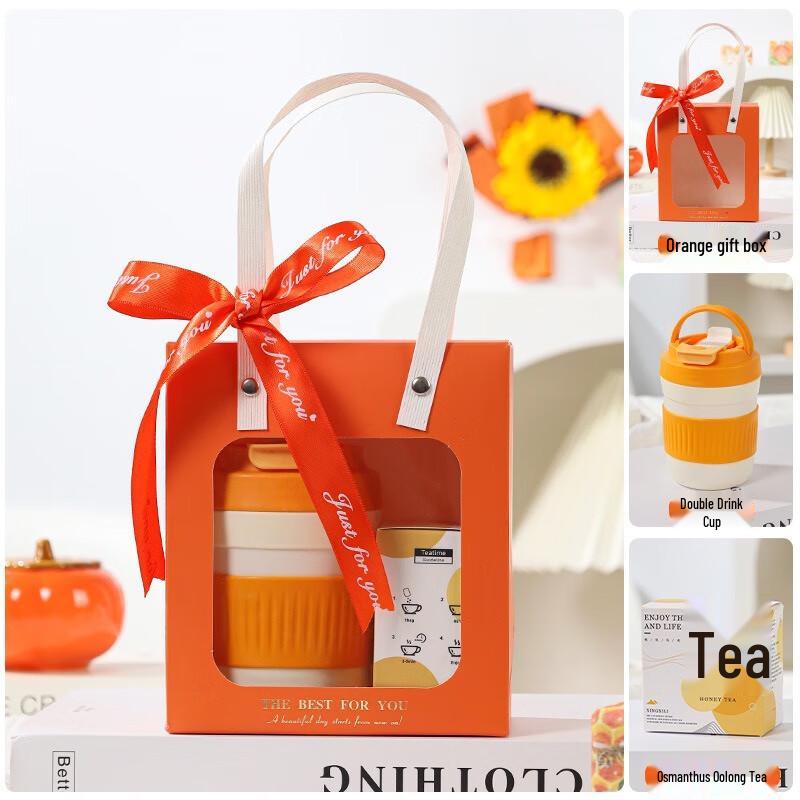 Dual-Drink Cup & Tea Gift Set Package 13 - Dual-Drink Cup + Tea Bag
