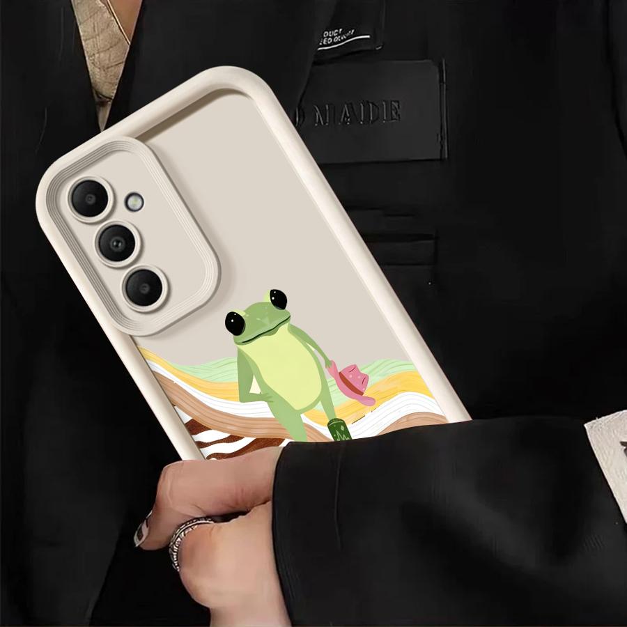 Fashion And Trends Frog Case for Samsung Galaxy A16 A23 A12 A13 A26 A32 A53 A54 A15 A71 A72 A51 A73 A34 A35 A36 A56 Phone Cover