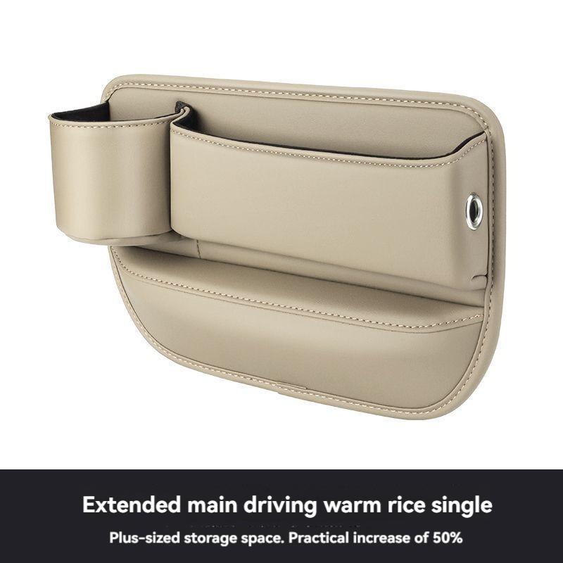 Multifunktionale Leder Auto Sitz Organizer Box Lückenfüller Mit Becherhalter Für Toyota Corolla Highlander Hilux Camry Yaris Rav4 CHR