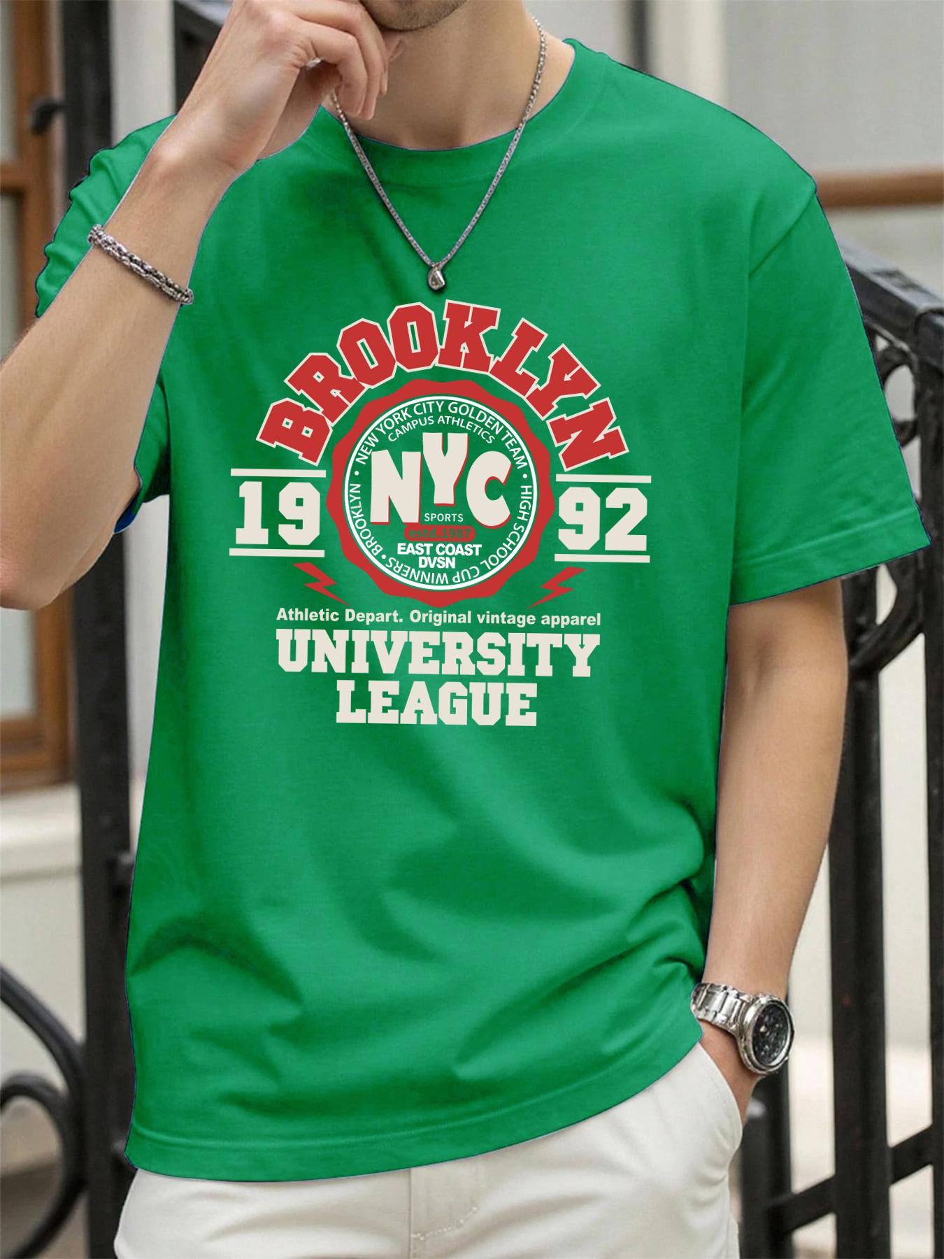 

New York City 1992 Design Men T Shirts Soft AllMatch Man Sportswear Summer ONeck TShirt Unisex Oversize Cotton Clothes 4XL