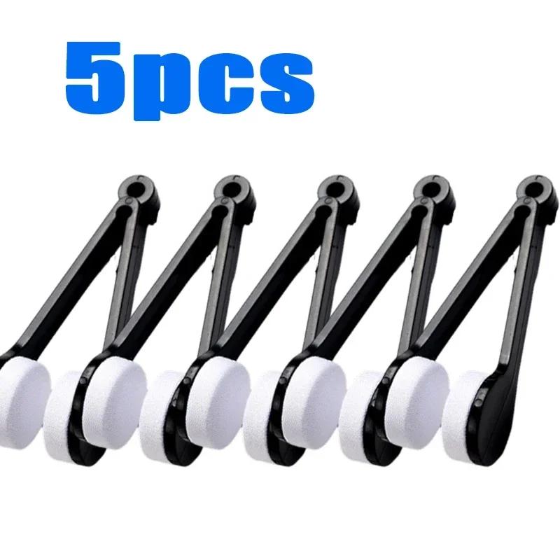 1/10pcs Portable Multifunctional Glasses Cleaning Rub Eyeglass Sunglasses Spectacles Microfiber Cleaning Brushes Wiping Tools