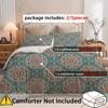 Bohemian Style 3D Printed Quilt Cover Set Datura Flower Exotic Style Bedding Set Luxury Soft Comfortable Polyester Duvet Cover