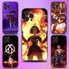 K-Kabaneri Iron Fortress Phone Case For iPhone 17,16,15,14,13,12,11 Plus,Pro Max,XS,X,XR,SE,Mini,8,7,Soft Silicone Black Cover