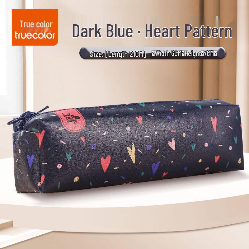 Large Capacity Cartoon Pencil Case - Portable, Printed Puppy & Kitten, Dirt-Resistant & Wear-Resistant Stationery Bag