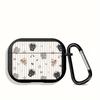 Grid Cartoon Cat Case For Airpods 2 Pro 3 Pro3 Pro2 1 4 Earphone Cases Cover