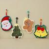 Coral Fleece Christmas Hand Towel Microfiber Cloth Absorbent Quick-Drying for Bathroom Kitchen Cleaning Wipe Towel Tools