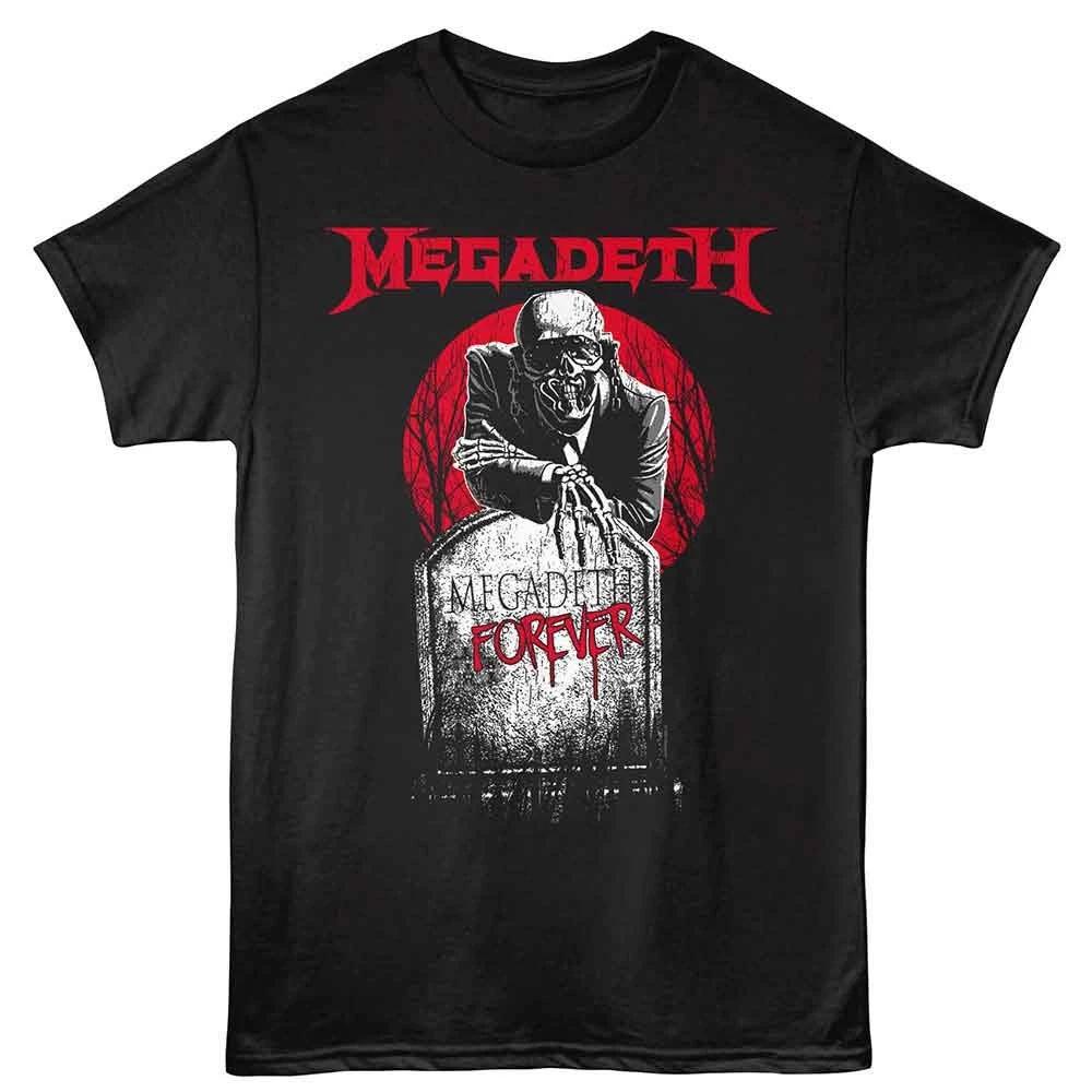 Megadeth - Forever - Black Front Print Solid  Unisex Short Sleeve Children's T-shirt