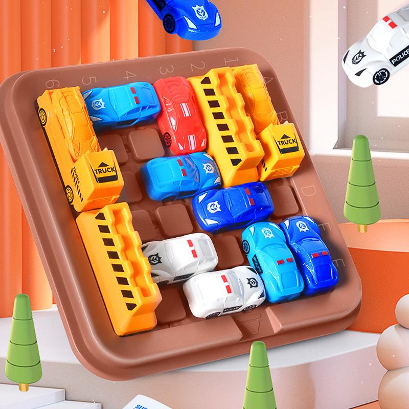 Kids’ Huarong Road Racing Car Puzzle: Math & Problem-Solving Challenge for Kindergarten