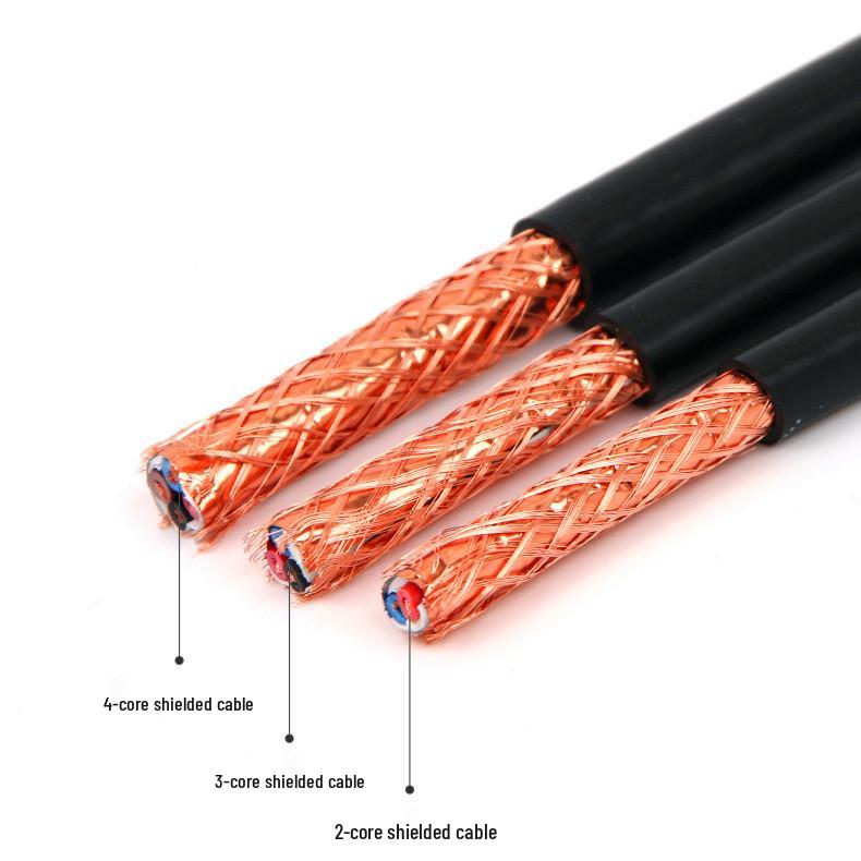 Zhujiang National Standard RVVP Shielded Flexible Cable - Copper Core, 4x0.75/4x1/4x1.5
