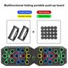 Foldable Push-up Board with Anti-Slip Grips Smart Counter Strong Load-bearing Push-Up Bar Abdominal Muscle Training Equipment