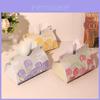Tulip Paper Tissue Box Leather Waterproof Multiuse For Living Room Decor