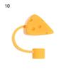 1PC Creative Reusable Silicone Straw Plug Splash Proof Drinking Dust Cap Dust-proof Straw Tips Cover Cup Accessory Kitchen Tool