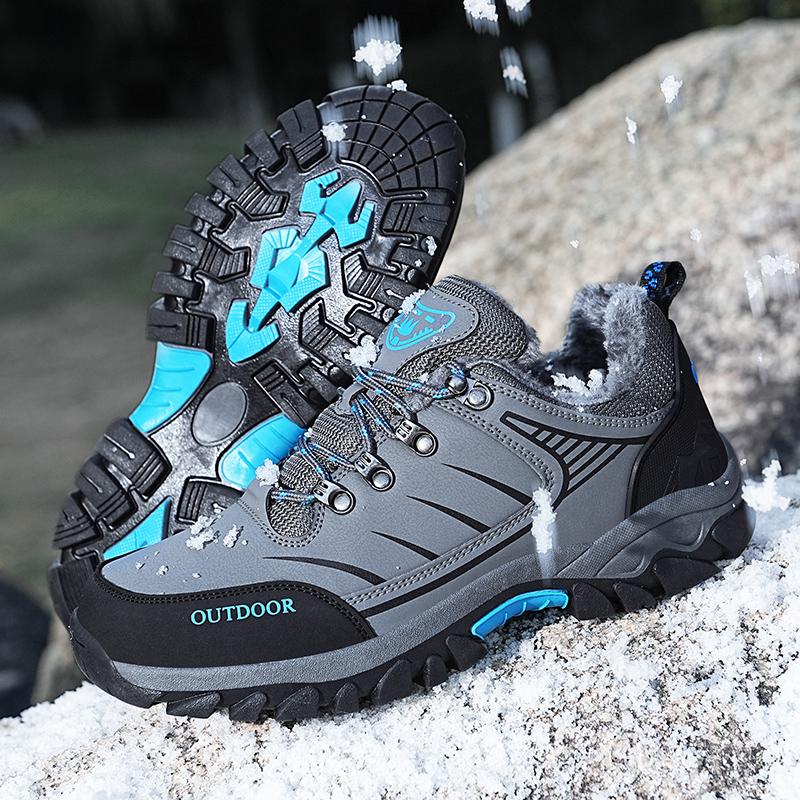 Men's Sneakers Outdoor Low-top Men's Hiking Shoes for Mountain Climbing and Warmth Men's Boots Outdoor Hiking Boots Work Shoes