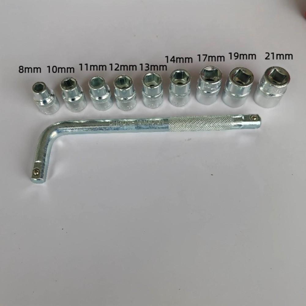 10pcs Lug Nut Wrench Repairing Tool Set Hex Key Socket Spanner Tool  Bicycle Repair