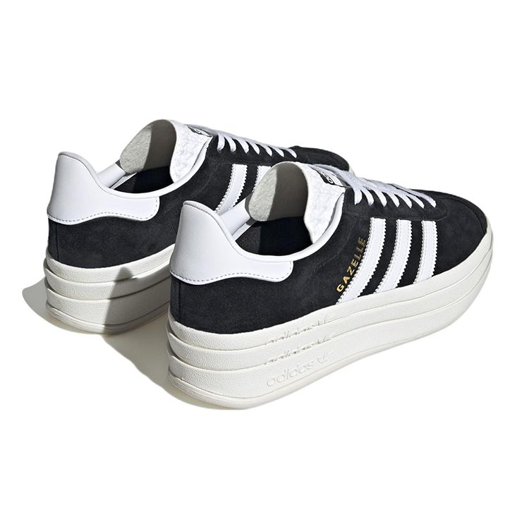 adidas Scarpe da Ginnastica Donna Gazelle Bold Nero Bianco Core-Black Cloud-White Core-White HQ6912