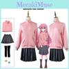 Charming Bocchi The Rock! Gotou Hitori Cosplay Costume Superior Quality Uniform Outfit For Carnival