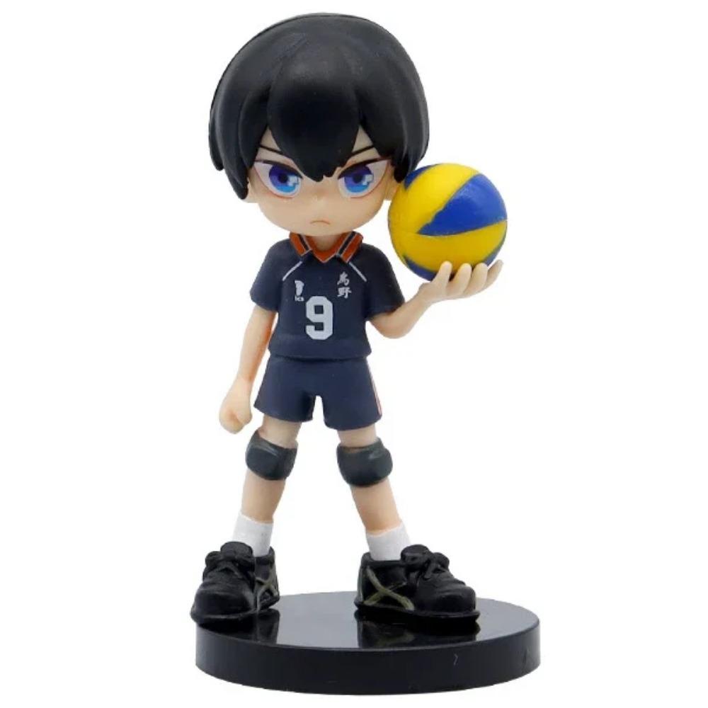 10cm Haikyuu Volleyball Shoyo Hinata Action Figure Q Version Tobio Kageyama koutsrou Figurine PVC Collection Doll Gift Kid Toys