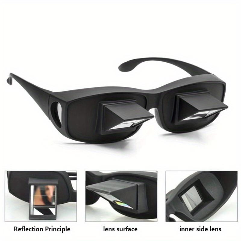 Lazy Eyeglasses Lazy Reading Glasses Prismatic Periscope Horizontal Glasses Lying Down Bed Reading Watching HD Readers Glasses