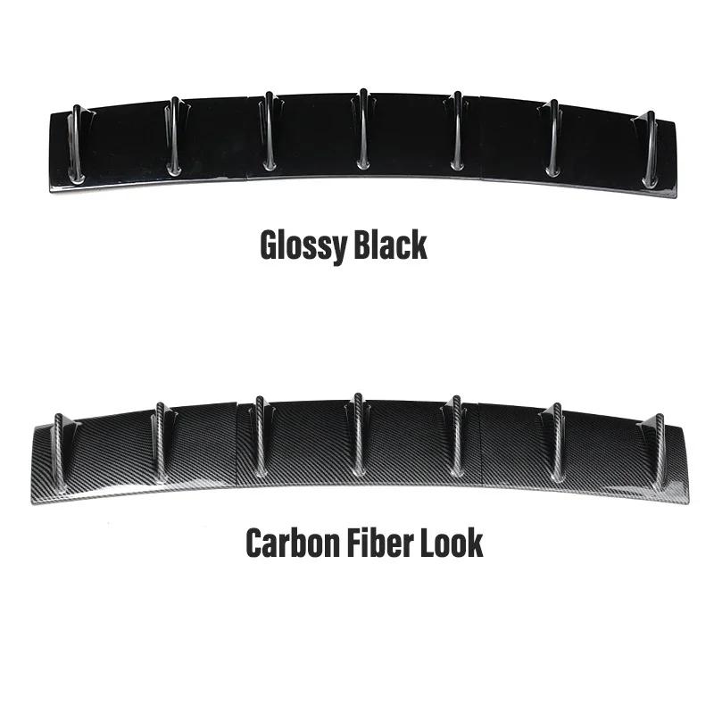 Seven toothed shark fins, rear bumper, chassis decoration, deflector, automotive universal personalized modification accessories